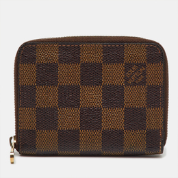 Louis Vuitton: Коричневый кошелёк  Zippy