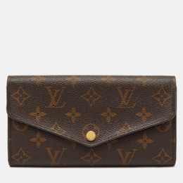 Louis Vuitton: Коричневый кошелёк 