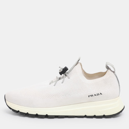 Prada: Белые мокасины 