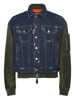 DSQUARED2: Голубая куртка  Aviator