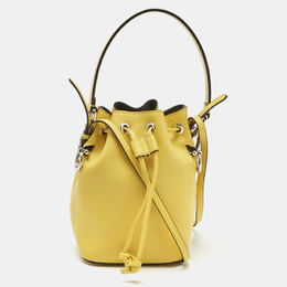 Fendi: Жёлтая сумка  Mon Tresor