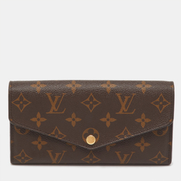 Louis Vuitton: Коричневый кошелёк 