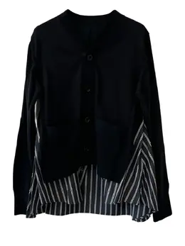 sacai: Кардиган в полоску 