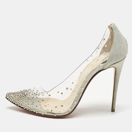 Christian Louboutin: Серебристые туфли 