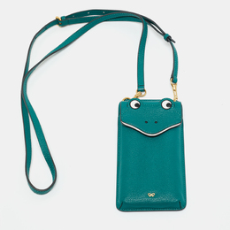 Anya Hindmarch: Зелёная сумка через плечо 
