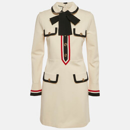 Gucci: Платье с воротником 