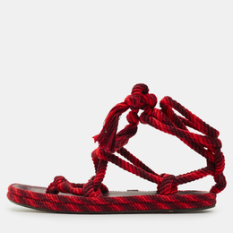 Isabel Marant: Бордовые сандалии  Erol