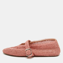 Alaia: Оранжевые балетки 