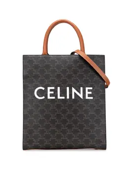 Céline Pre-Owned: Коричневая сумка-шоппер 