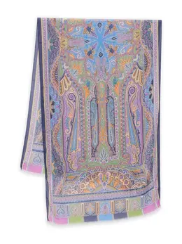 ETRO: Фиолетовый шарф 