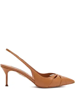 Aquazzura: Коричневые туфли 
