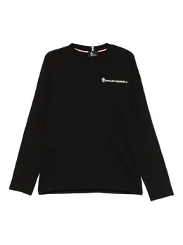 Moncler Grenoble: Чёрный свитшот 