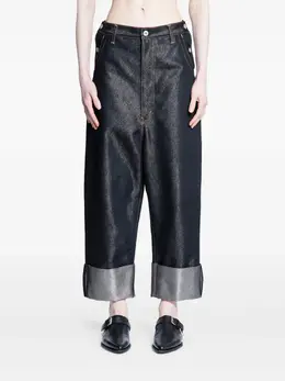 Junya Watanabe: Джинсы с подворотами 