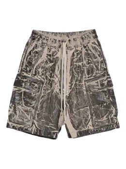 Rick Owens DRKSHDW: Чёрные шорты  Cargo
