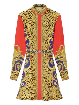Versace: Рубашка  Baroque с принтом