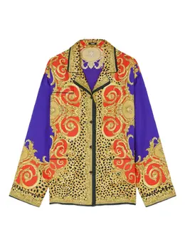 Versace: Рубашка  Baroque с принтом