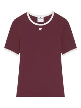 Courrèges: Хлопковая футболка 