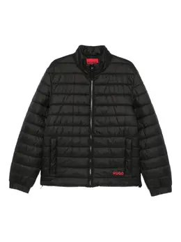 BOSS: Чёрная куртка 