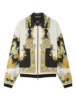 Versace: Куртка с принтом 