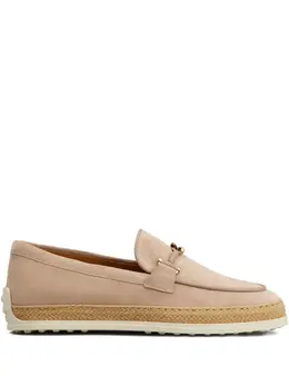 Tod's: Светлые лоферы 