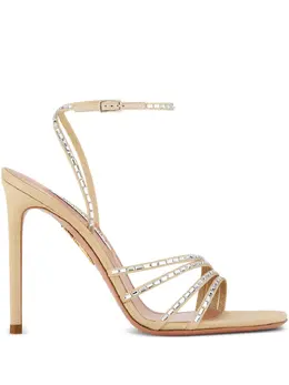 Aquazzura: Бежевые сандалии 