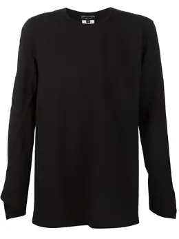 Comme des Garçons Homme Plus: Чёрная футболка 