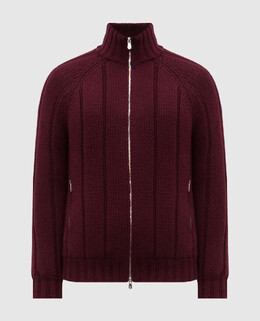 Brunello Cucinelli: Бордовая куртка 