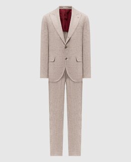 Brunello Cucinelli: Бежевый костюм 