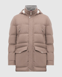 Brunello Cucinelli: Коричневая куртка 