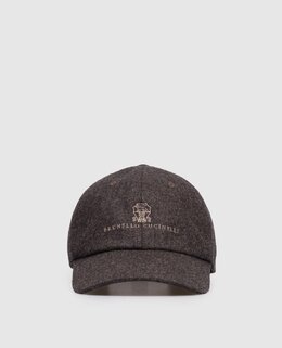 Brunello Cucinelli: Коричневая кепка 