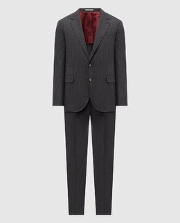 Brunello Cucinelli: Серый костюм 