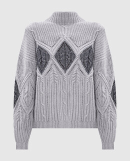Twinset: Серый свитер 