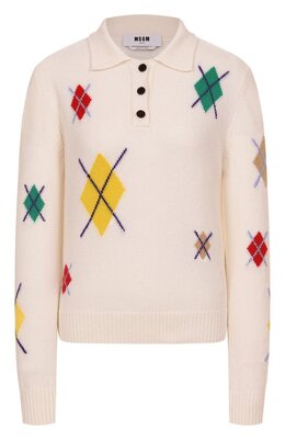 MSGM: Поло из шерсти 