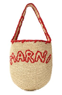 Marni: Бежевая сумка 