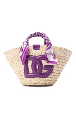 Dolce & Gabbana: Бежевая сумка  Kendra