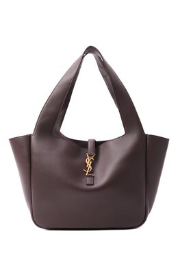 Saint Laurent: Бордовая сумка  Bea