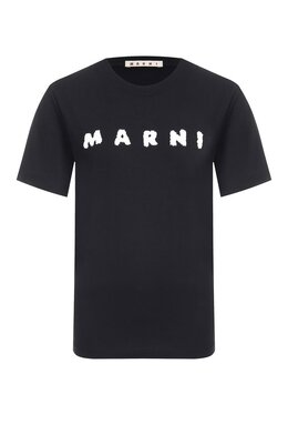 Marni: Хлопковая футболка 