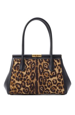 Dolce & Gabbana: Сумка с леопардовым принтом 