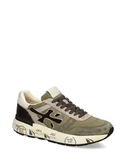 Premiata: Зелёные кроссовки  Mick