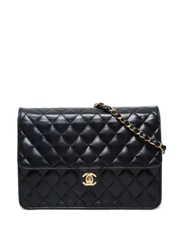 CHANEL Pre-Owned: Чёрная сумка 