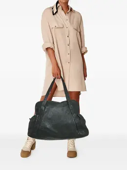 CHANEL Pre-Owned: Чёрная сумка-шоппер 