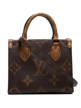 Louis Vuitton Pre-Owned: Коричневая сумка-шоппер 