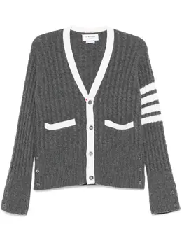 Thom Browne: Кардиган  4-Bar в полоску