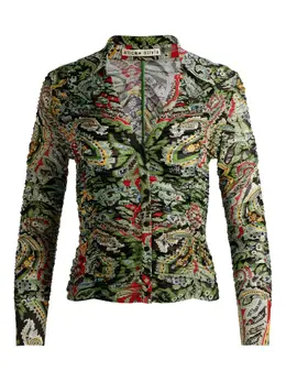 alice + olivia: Блуза с принтом 