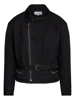 MM6 Maison Margiela: Чёрная куртка 