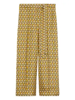 Max Mara: Брюки с принтом 
