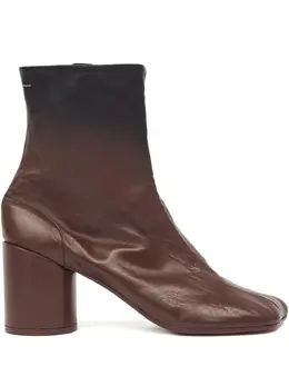 MM6 Maison Margiela: Коричневые ботинки 
