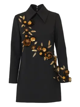 Carolina Herrera: Платье с растительным принтом 