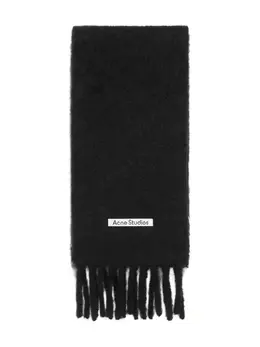 Acne Studios: Чёрный шарф 