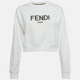 Fendi: Белый свитшот 